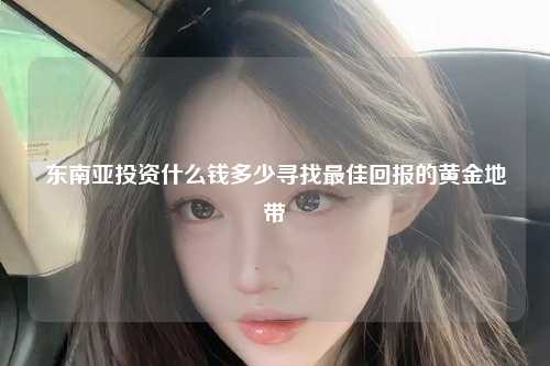 东南亚投资什么钱多少寻找最佳回报的黄金地带